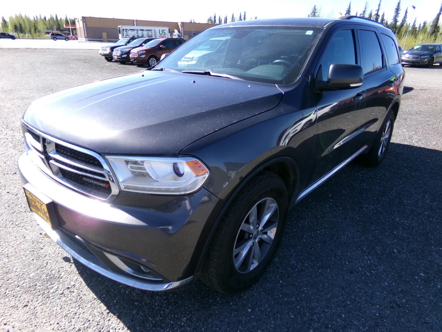 2016 Black /Black Dodge Durango Limited AWD (1C4RDJDG4GC) with an 3.6L V6 DOHC 24V engine, 8A transmission, located at 2630 Philips Field Rd., Fairbanks, AK, 99709, (907) 458-0593, 64.848068, -147.780609 - Photo#0